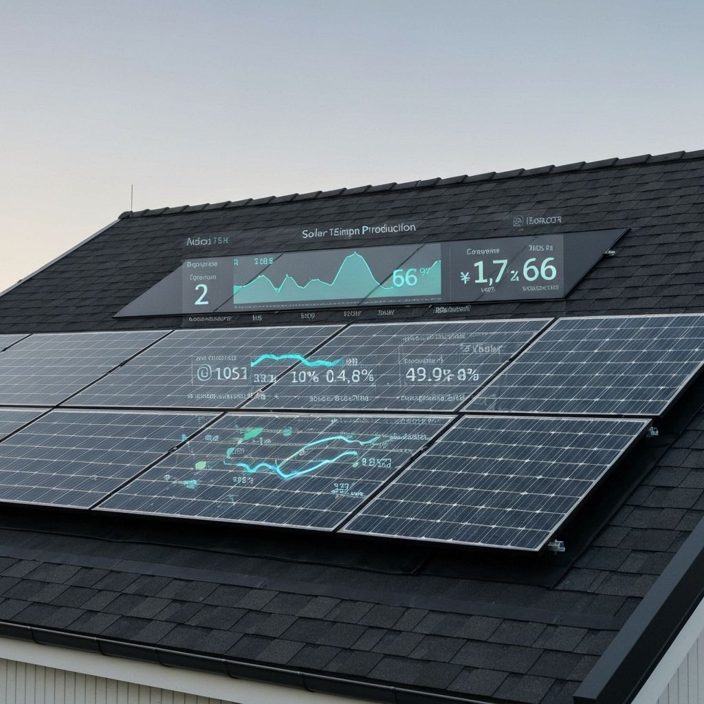 Instalación solar moderna